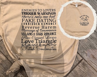 Book tropes - book lover shirt