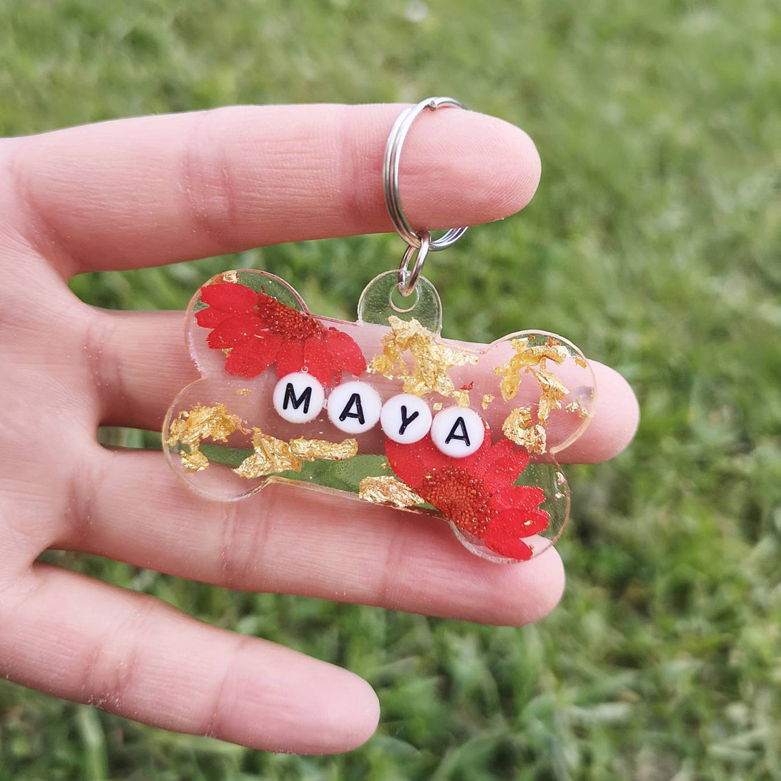 Medaglietta cane personalizzabile tag in resina Etsy