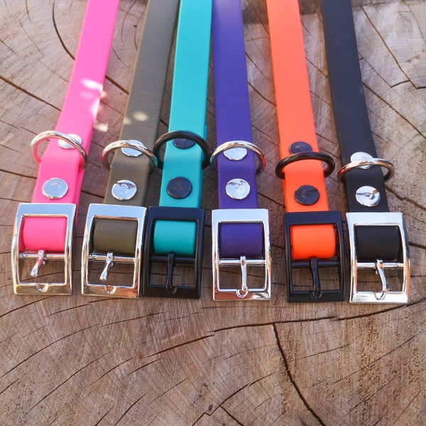 Collier pour chien en Biothane, imperméable, résistant, sur mesure pour toutes les tailles