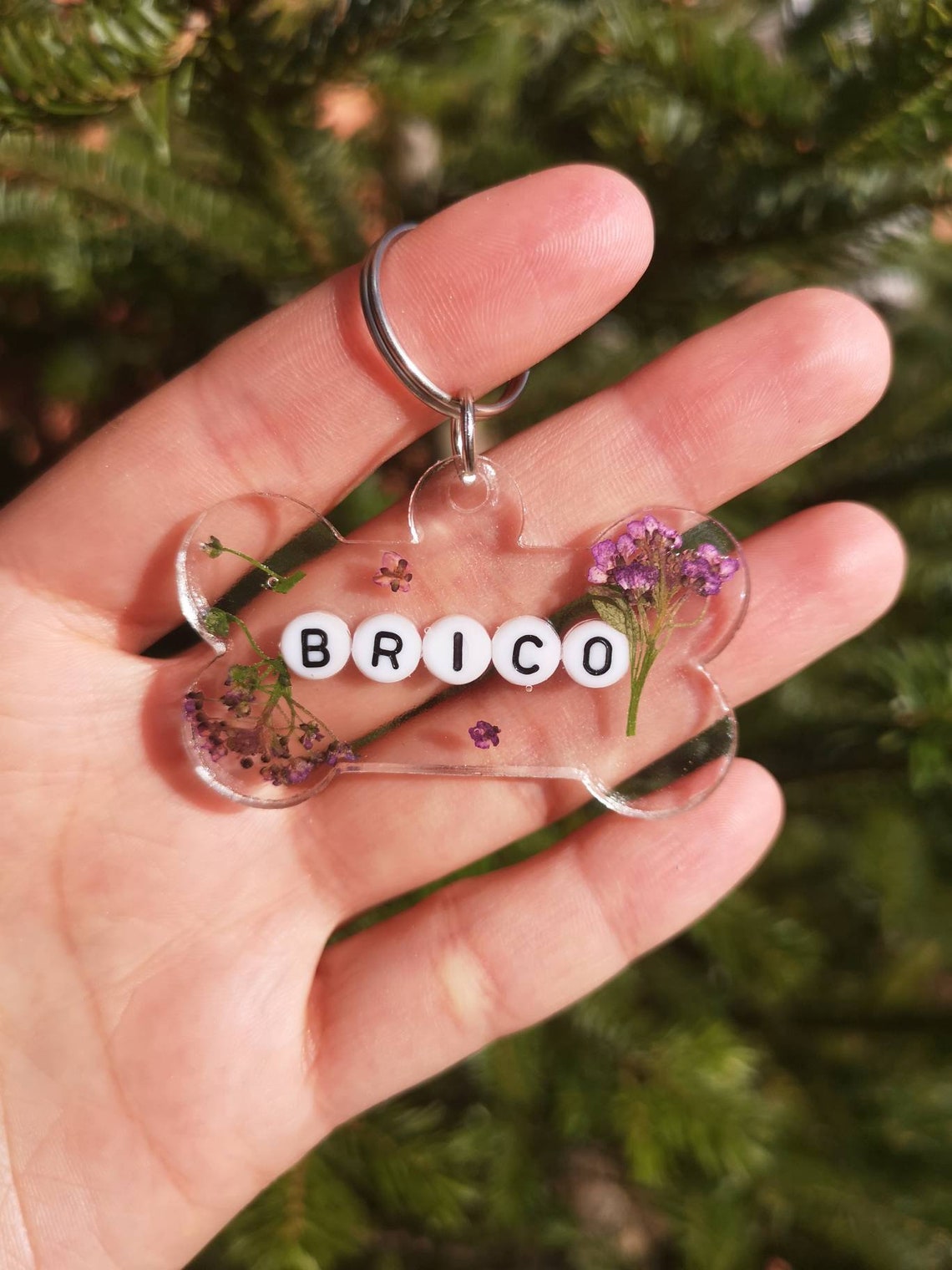 Medaglietta cane personalizzabile tag in resina Etsy