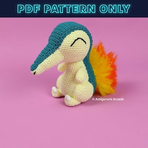 Fiery Anteater Crochet Pattern PDF