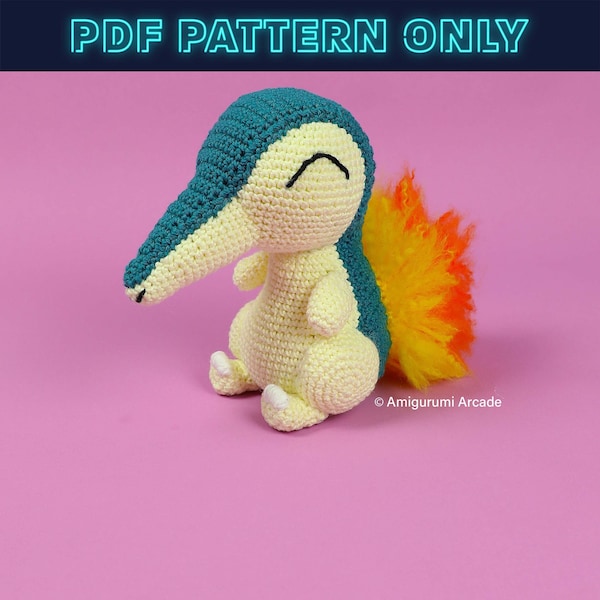 Fiery Anteater Crochet Pattern PDF