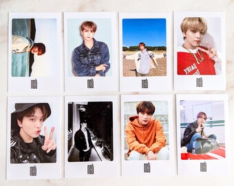 photo cards set nct nct dream waterproof sticker photo card kpop taeyong jaehyun mark lee doyoung haechan nct 127 stickers stickers paper party supplies cd j net