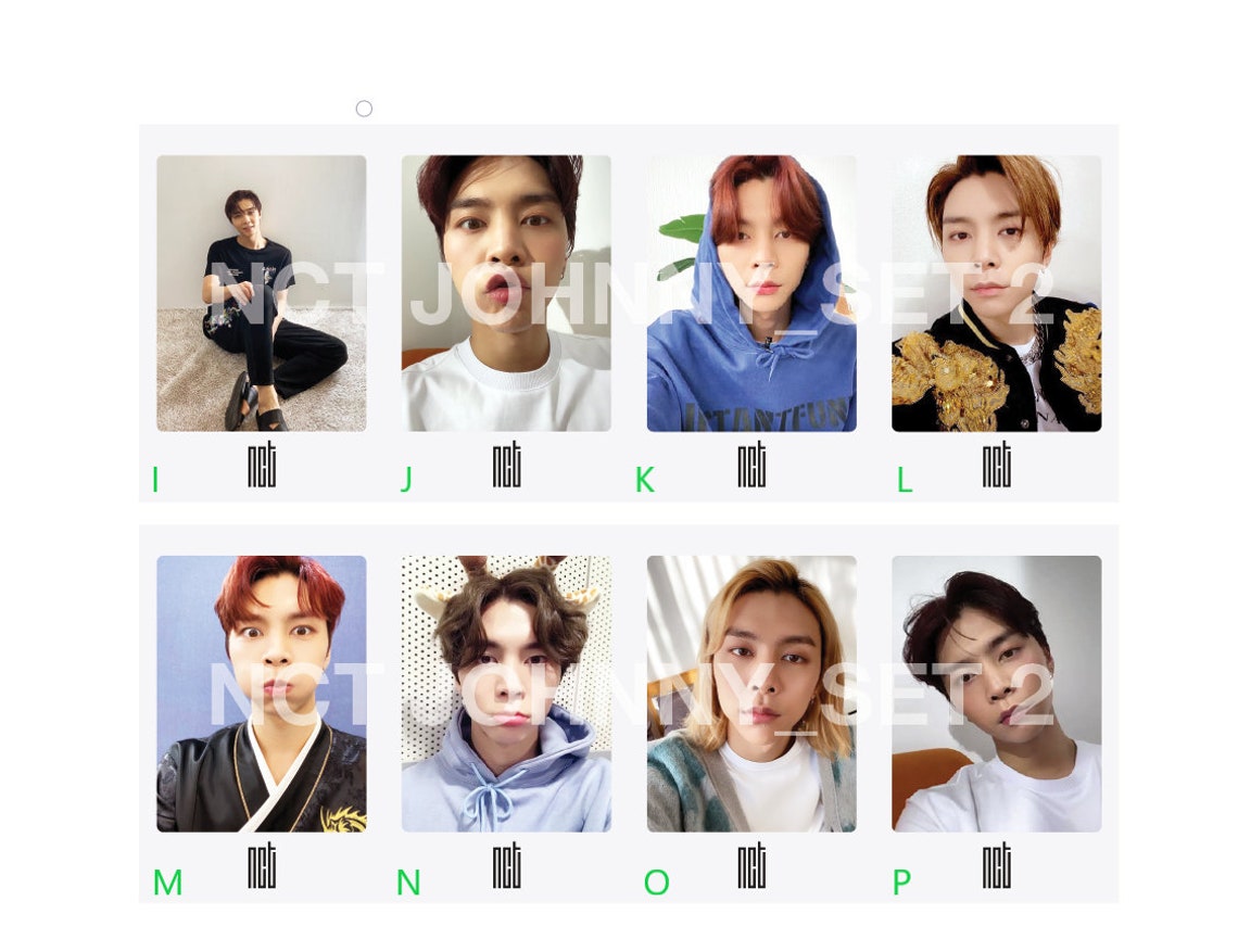 Johnny Photocard Template