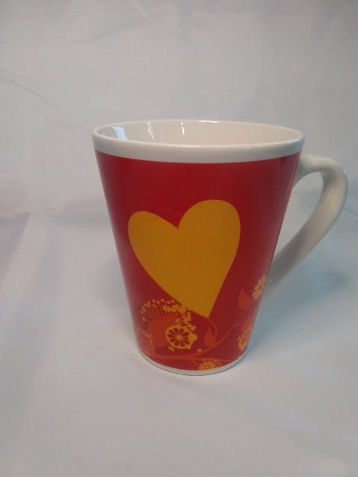 Heart coffee cups Etsy