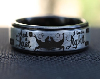 Disney Tangled Ring, Tangled Wedding Band, Rapunzel Wedding Ring, Tangled Sun Symbol Jewelry, Sun Ring, Disney Princess Promise ring