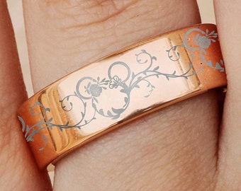 Disney LIGHT Flower Filigree Ring, Disney Mickey Wedding Ring Mickey Mouse Ring, Minnie Mouse Ring, Disney Promise Ring, Disney Jewelry