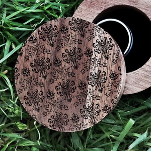 Disney Haunted Mansion Wedding Ring Box, Disneyland Jewelry Box, Disneyland Engraved Wood Box, Disney Proposal Box Disney Engagement Box