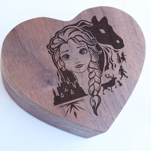 Disney Eiskönigin Ring Box, Olaf Vorschlag Hochzeit Ring Box, Prinzessin Vorschlag Schmuckschatulle, Disney Geschenk, Frozen Elsa Engagement Box