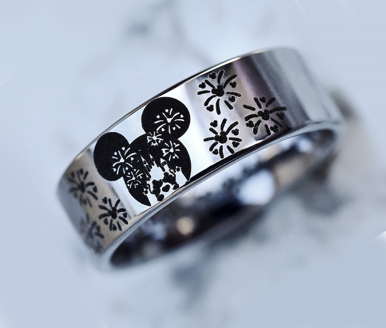 Disney Castle Ring Disney Jewelry Minnie Mouse Ring Disney Wedding Ring Mickey Mouse Ring Disney Fireworks Ring Disney Propoal Ring