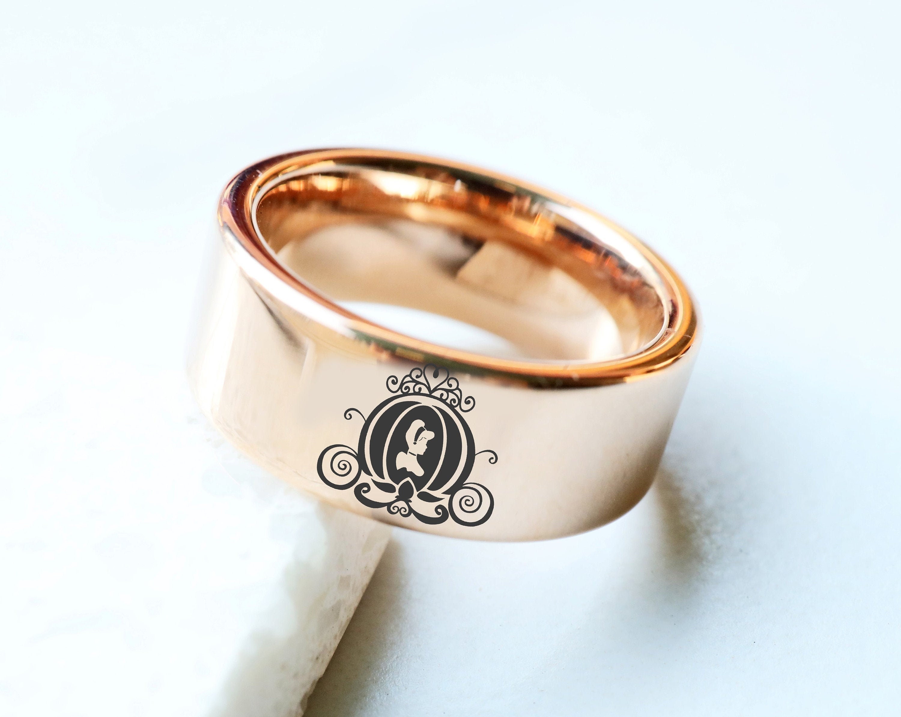 Cinderella wedding band best sale