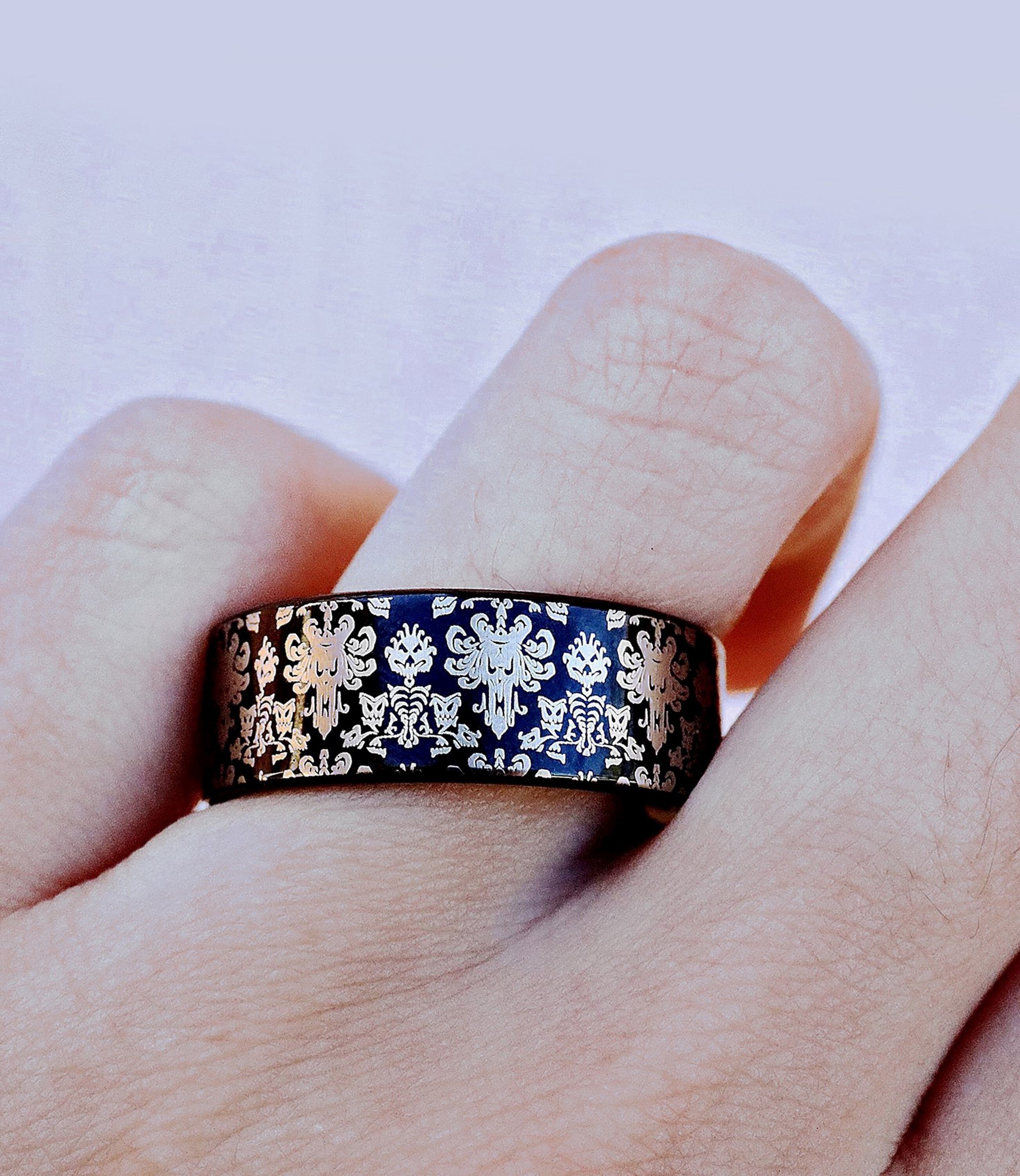 Disney Lilo and Angel Kiss Anniversary Wedding Ring, Lilo Angel Wedding  Band Head Ring, Disney Promise Ring, Disney Proposal Ring -  Israel