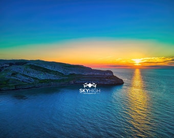 Great Orme sunset . Llandudno print. Great orme print . North wales photography, Cymru,eryri,snowdonia,north wales, Llandudno wall art