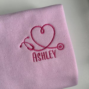 Custom Jerzees Nurse Custom Embroidered Sweatshirts Quarter-Zip, crewnecks, hoodies, full zip hoodies