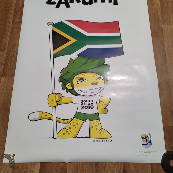 SOUTH AFRICA 2010 World Cup original soccer football poster