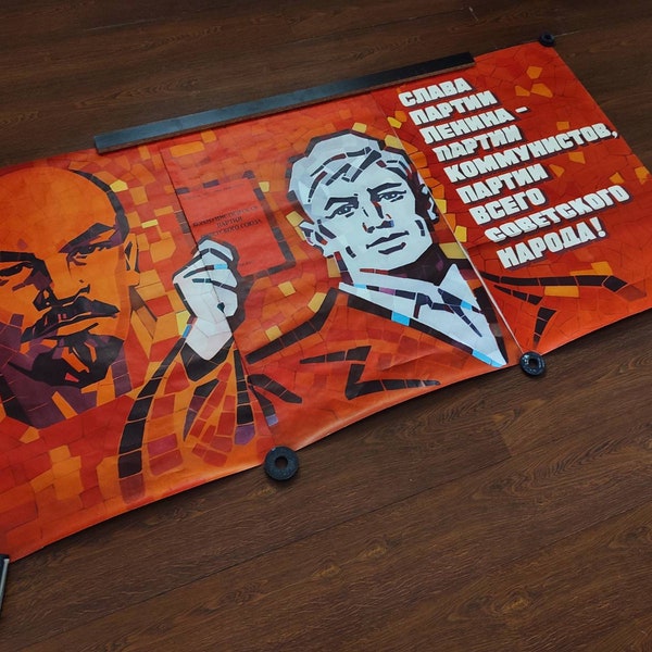 TRIPTYCHON ORIGINAL POSTER Sowjetunion Lenin