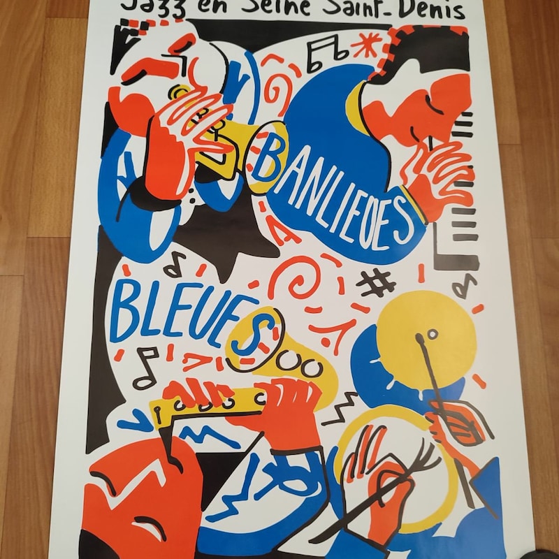 CONCERT FESTIVAL JAZZ WILLISAU 78 Ramk-POSTER 50x70cm d'une AFFICHE