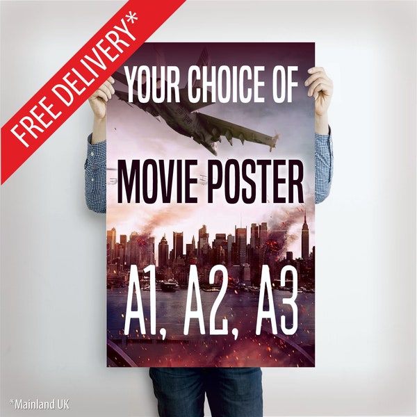 Affiche de film personnalisée, votre affiche de film préférée, A1, A2, A3