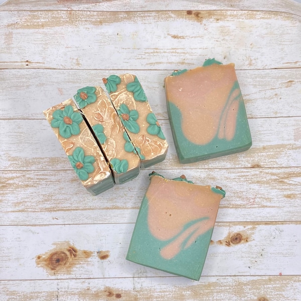 Champagne Toast Soap | Cold Process Soap | Summer Soap | Floral and Fruity Soap | Gifts | Handmade Soap | Artisan Soap | Bar Soap