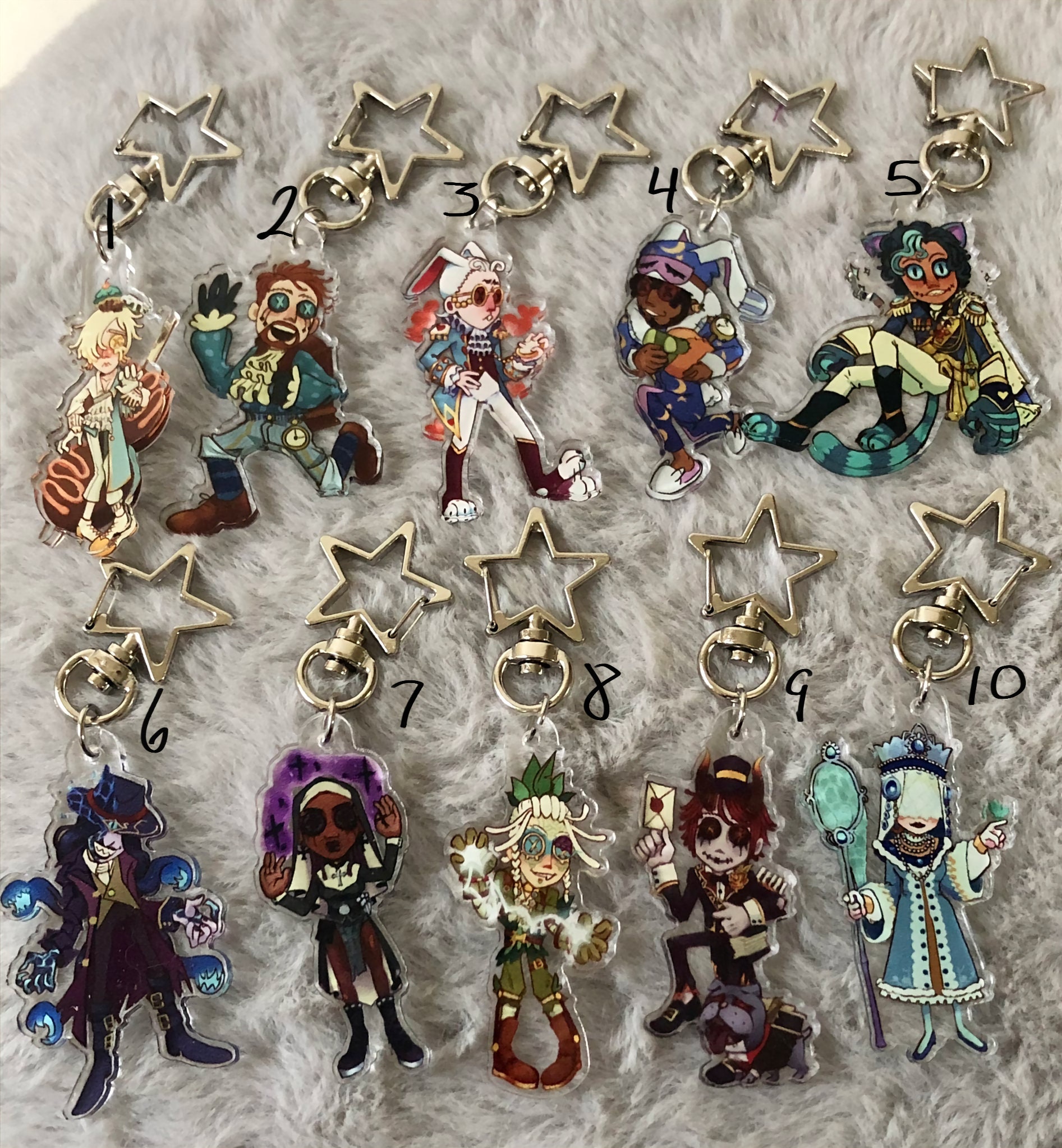 Identity v keychains Etsy
