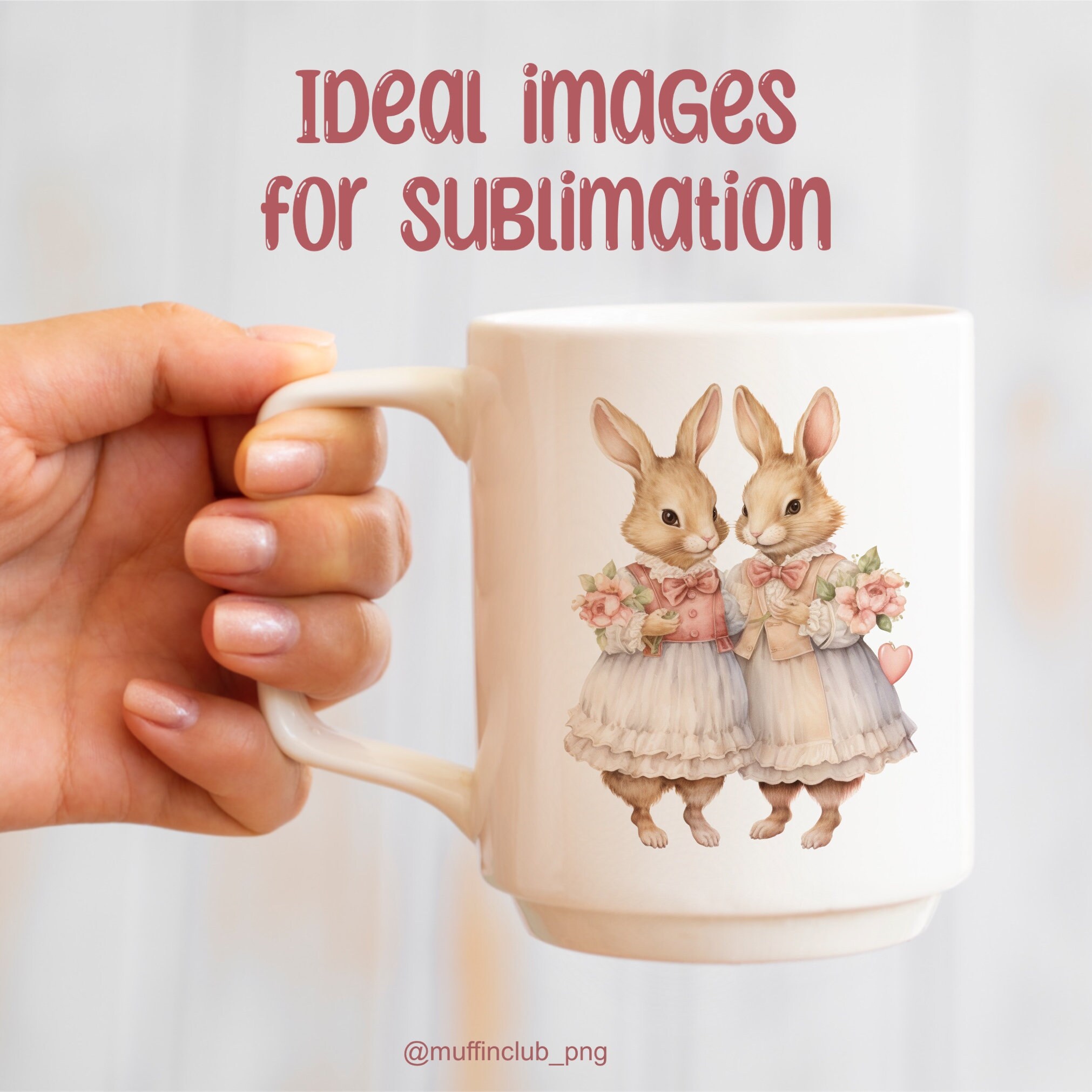 Traceable Watercolour Rabbit Watercolour Rabbits Clipart, Vintage Animals PNG Digital Image ...
