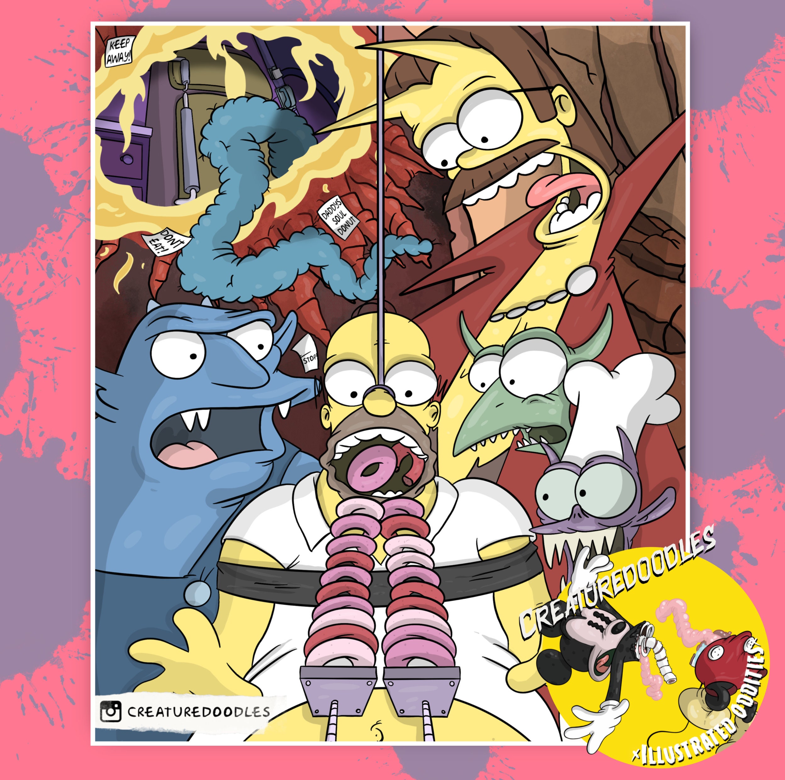 Devil Homer - Etsy Ireland