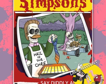 Goosebumps Simpson’s Horror Artwork