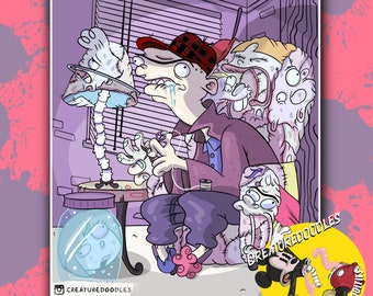 Ed, Edd and Eddie Ed Gein Poster