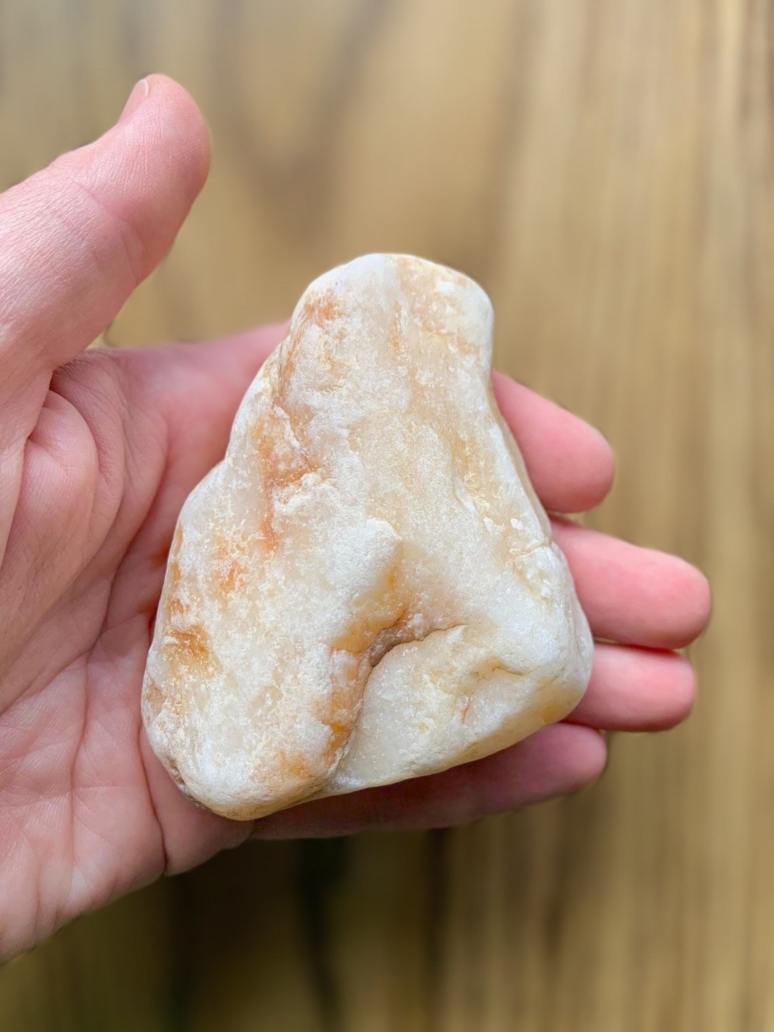 White milky quartz with calcite crystal Natural Etsy