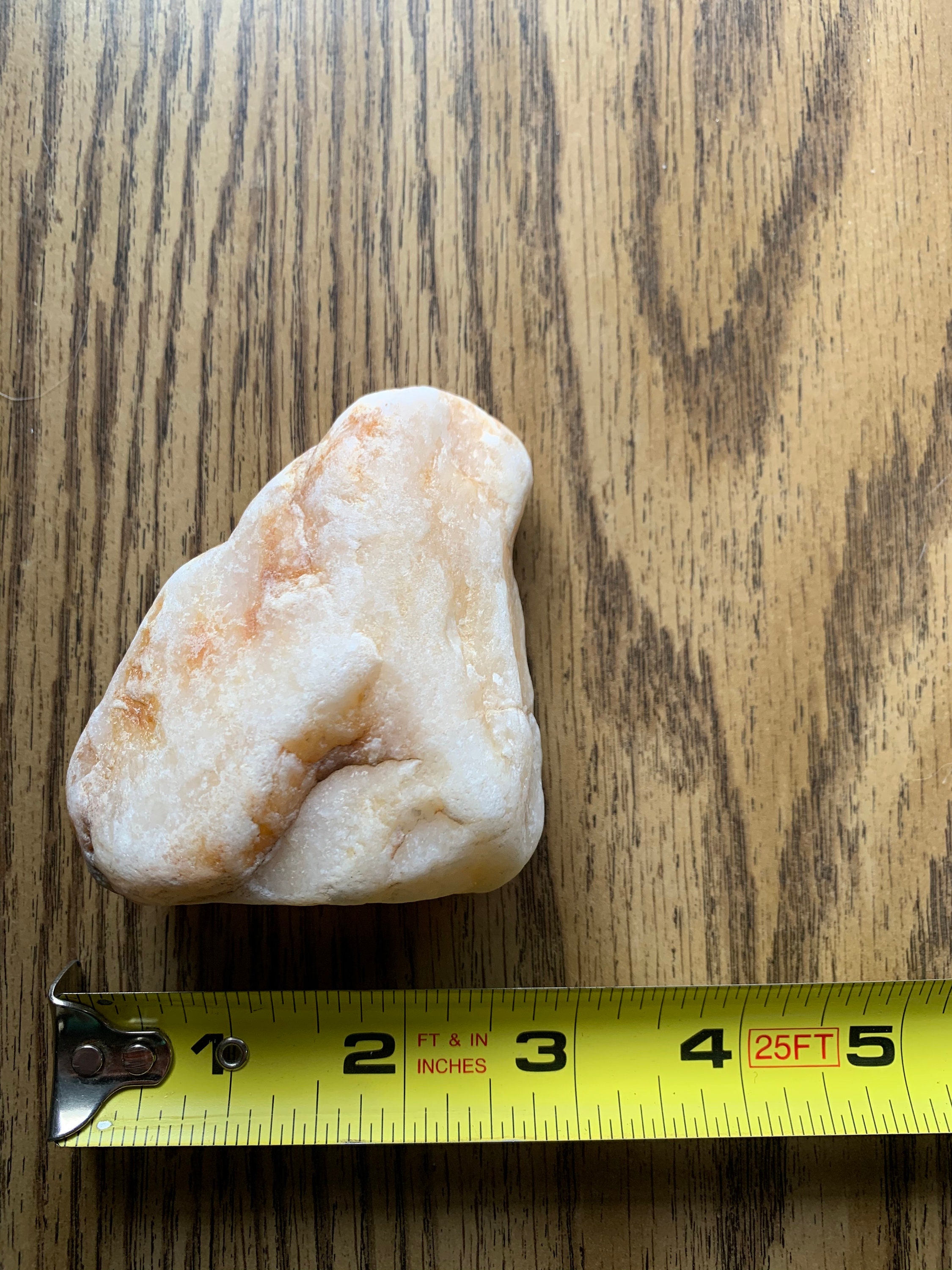 White milky quartz with calcite crystal Natural Etsy