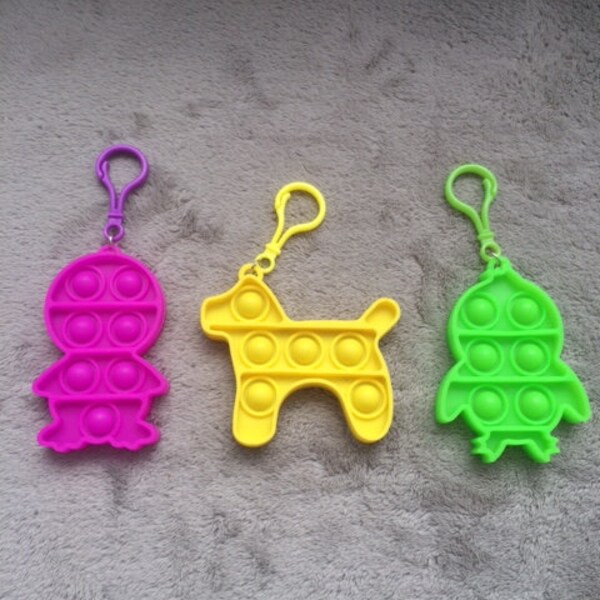 Pop It Key Chain Characters Plus FREE gift with every order