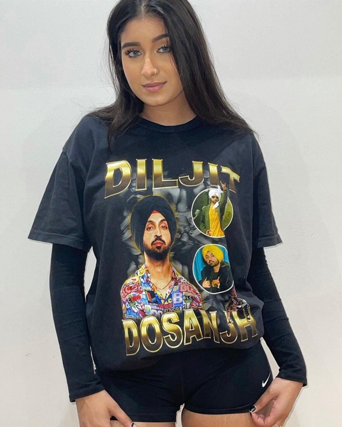 DILJIT DOSANJH Vintage T shirt Punjabi Singer Punjabi Movies Desi