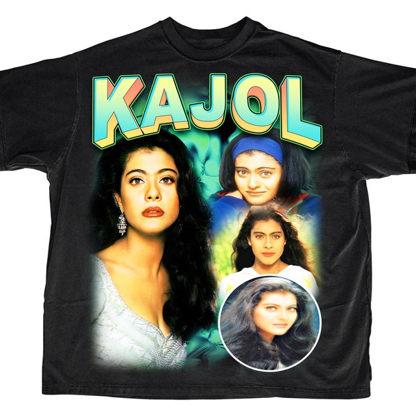 Kajol Vintage T-shirt | Bollywood Actress | Indian Movies | Desi Apparel | Indian Shirt | Bollywood Movies |