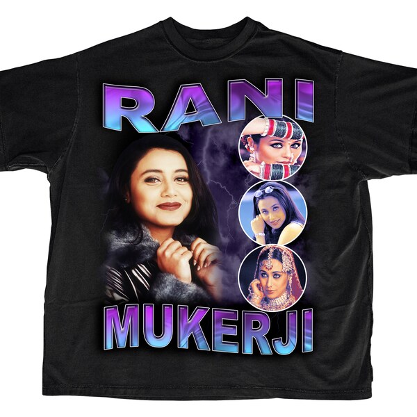 Rani Mukerji Vintage T-shirt | Bollywood Actress | Indian Movies | Desi Apparel | Indian Shirt |