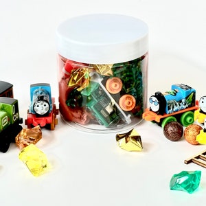 Thomas the Train Inspired Sensory Dough Jar | Homemade Play Dough | Class Favors | Sensory | Imagination at Play |  Party Favors