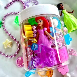 Disney Princess Sensory Dough Jar, Homemade Play Dough, Class Favors,  Sensory, Imagination, Play, Party Favors, Fairytale