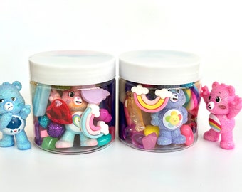 Care Bears Homemade Sensory Dough Jar | Homemade Play Dough | Class Favors | Sensory | Imagination at Play |  Party Favors | Bear