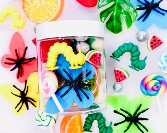 The Very Hungry Caterpillar Inspired Homemade Sensory Dough Jar | Homemade Play Dough | Sensory Kit | Create | Class Favors | Party Favors