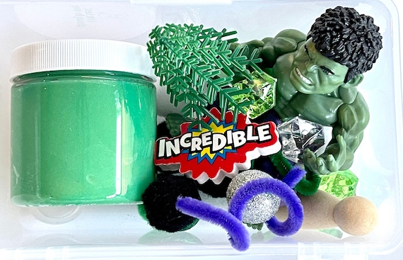 Marvel Avengers Inspired Sensory Dough Mini Kit Play Dough Hulk Spider Man  Captain America Thanos Black Panther Iron Man 