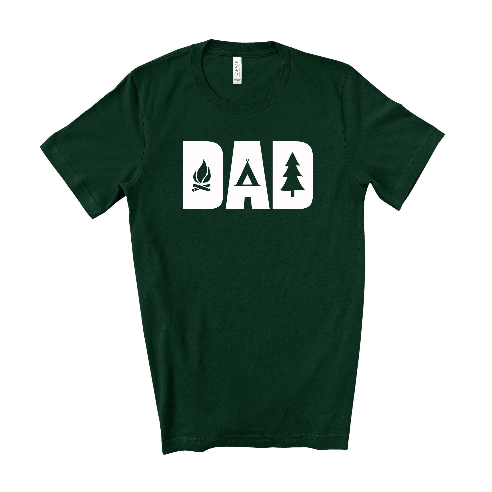 camping dad t shirt