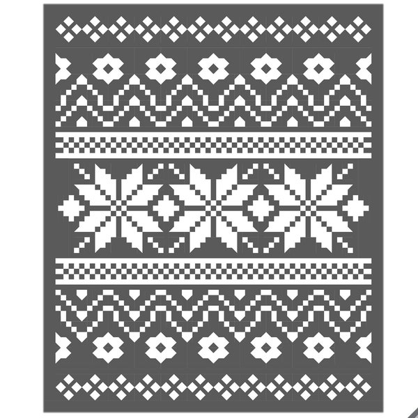 Nordic Winter Night Quilt Pattern- Digital Download