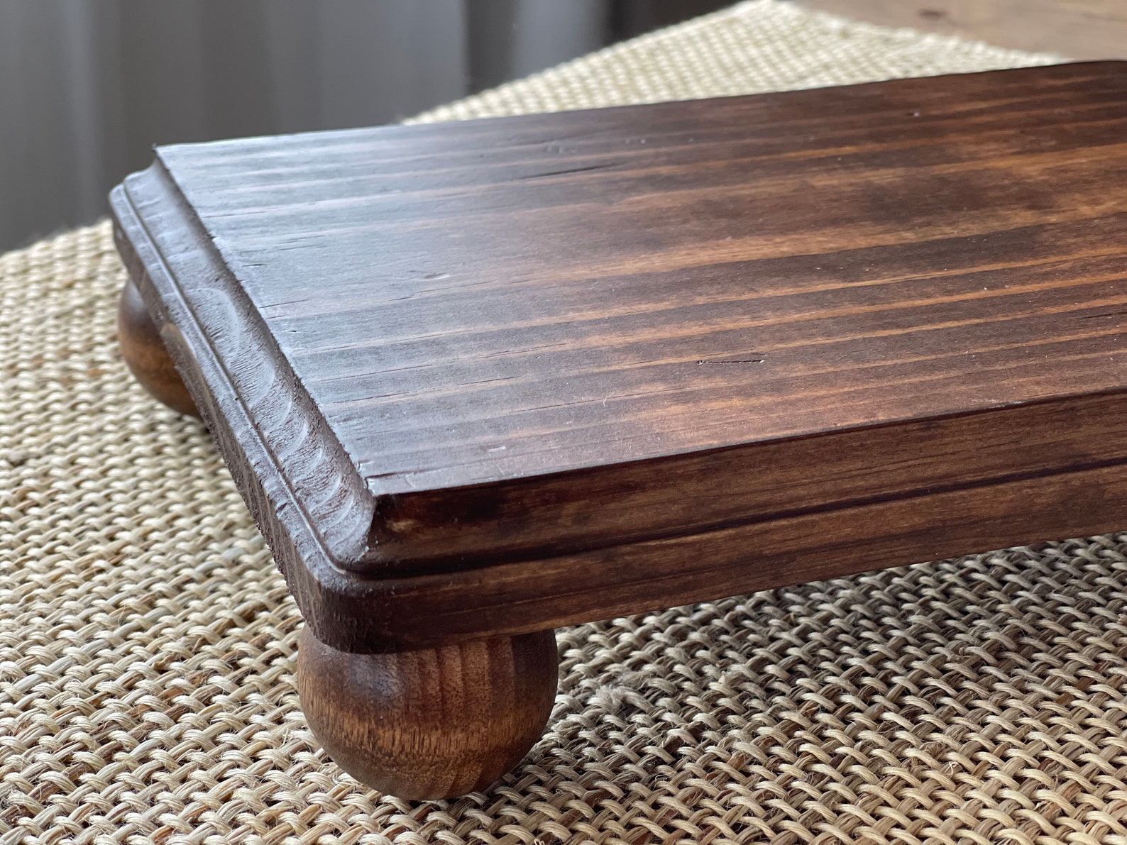 Handmade Wood Risers Farmhouse Riser Farmhouse Tray Wood Etsy Canada