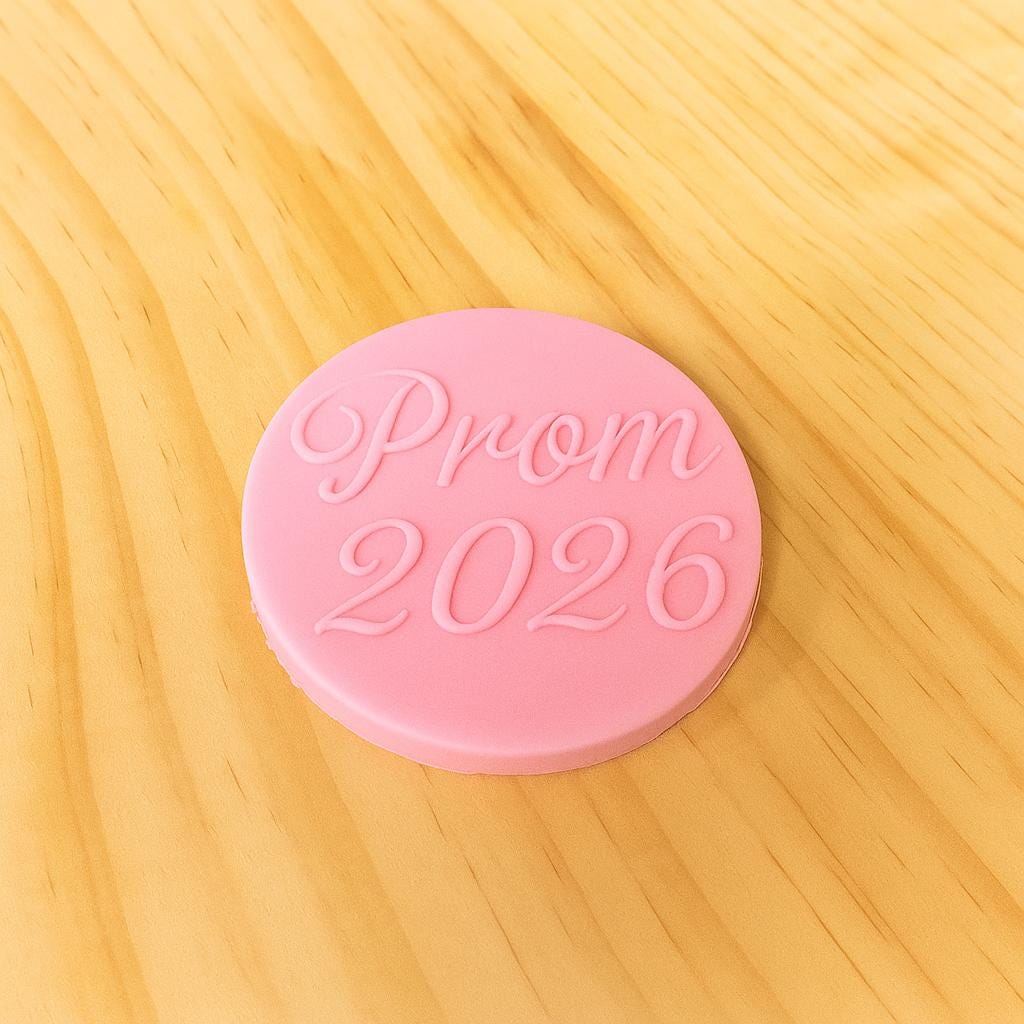 Oreo Embossment Embossing Acrylic Stamp Class /graduation/cupcake/oreo/cake Pop ...