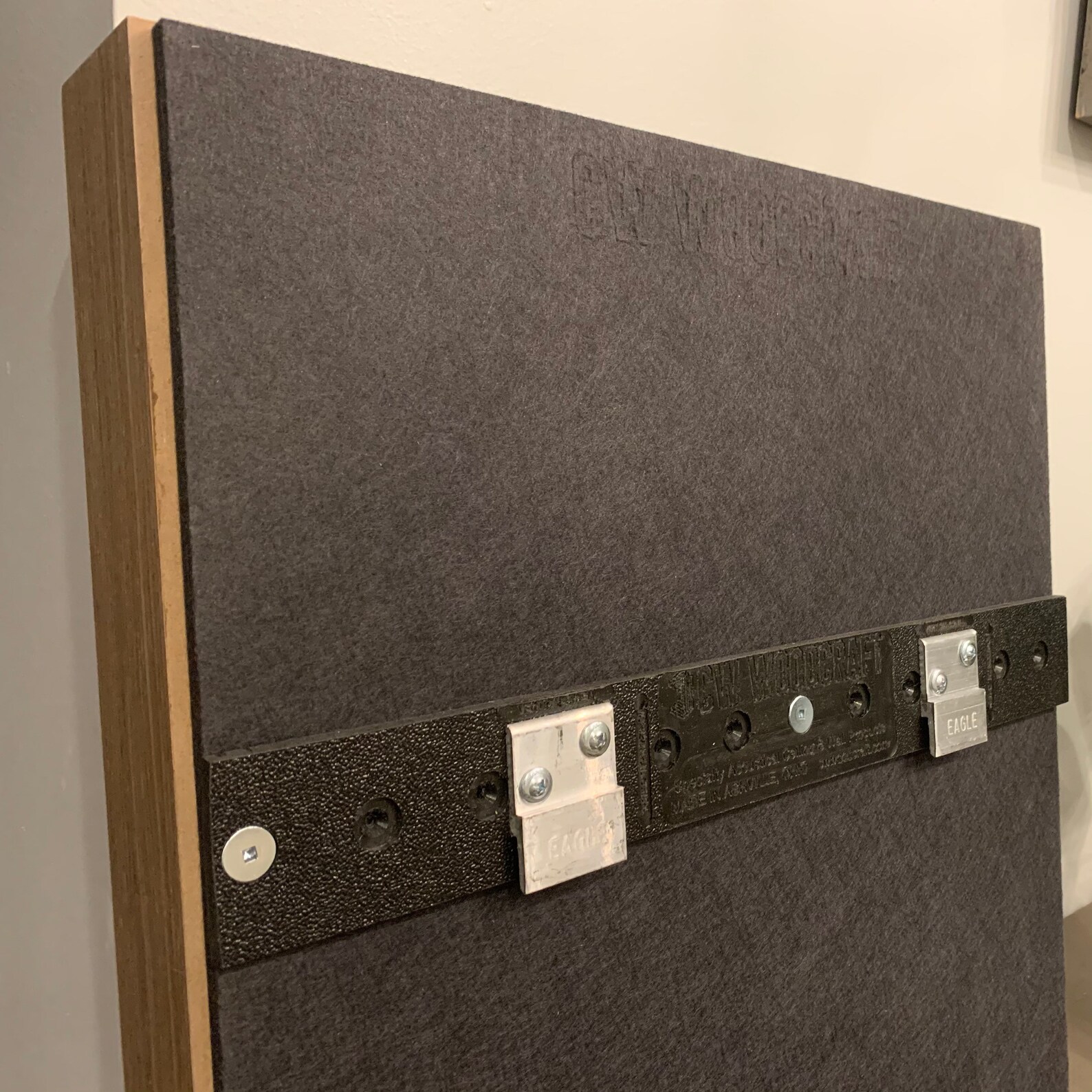 Custom Wood Wall Slat Panel 16 X 96 With Twelve Flat Slats Etsy