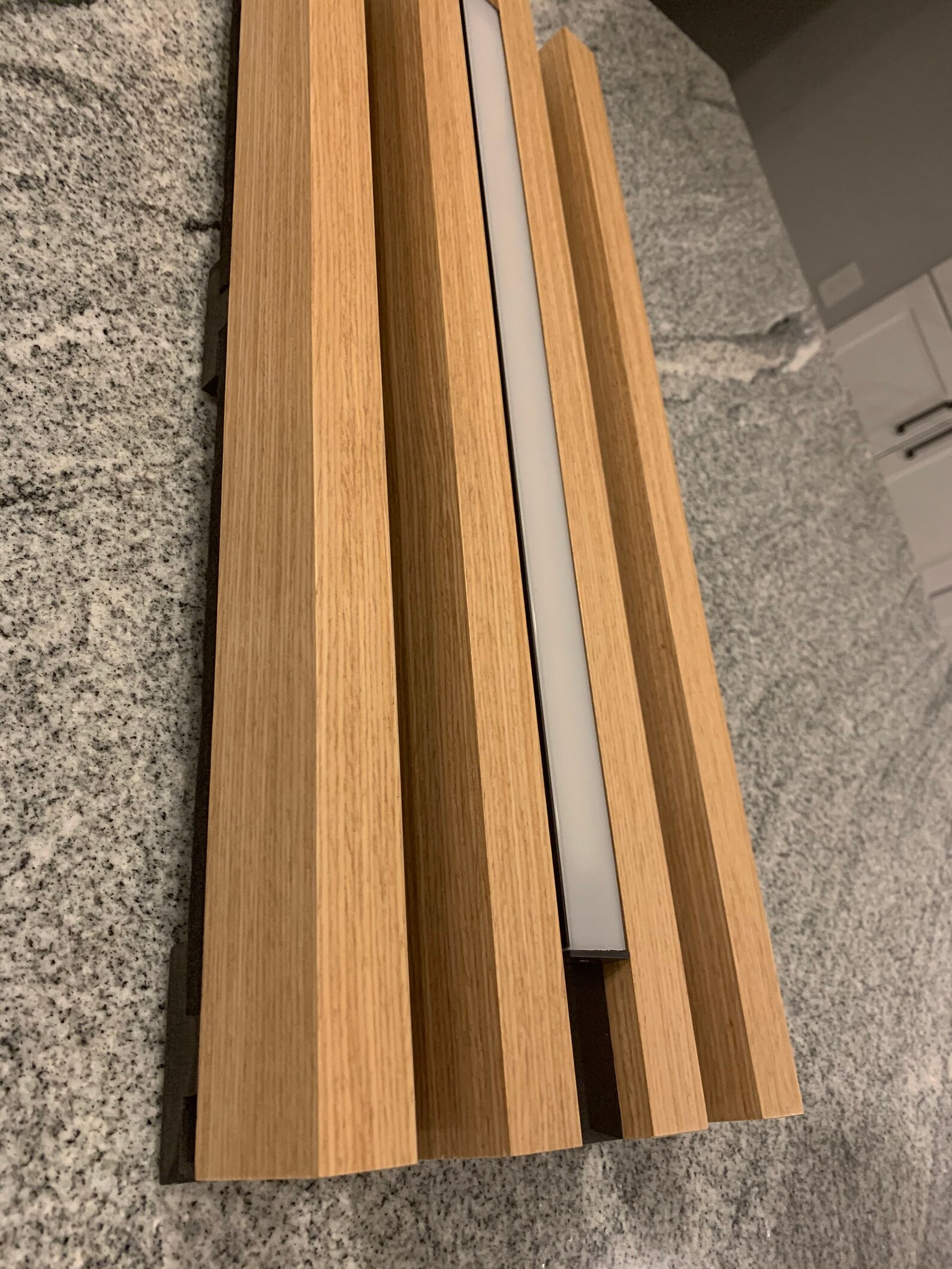 Slat wall lighting integration Model CWL3010 CW Woodcraft Etsy