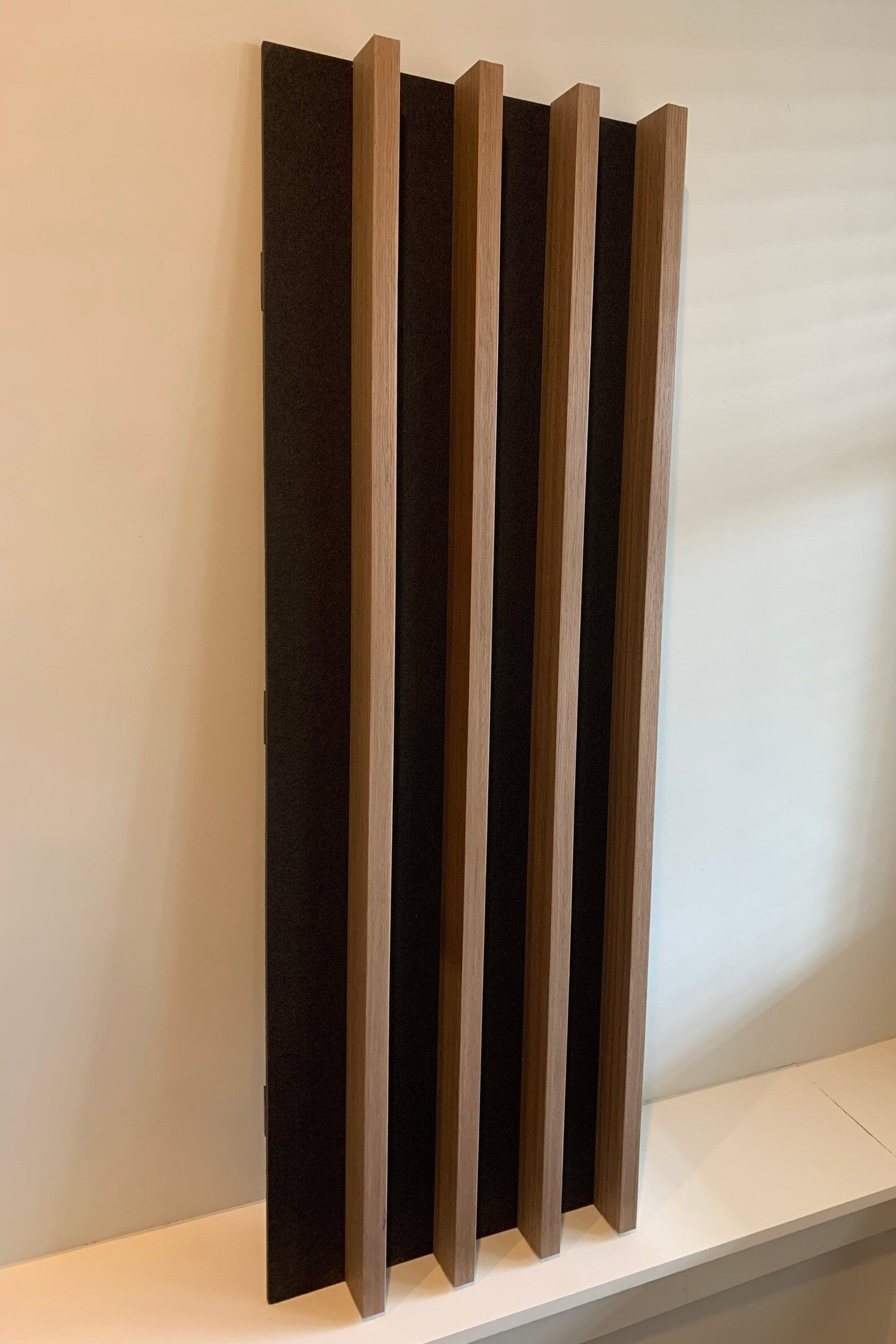 Wood wall slat grille panel Acoustical panels Walnut or Etsy