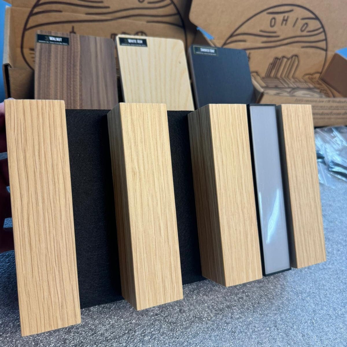 Sample Box | Includes All Standard Wood Species + Optional Mini Panel ...