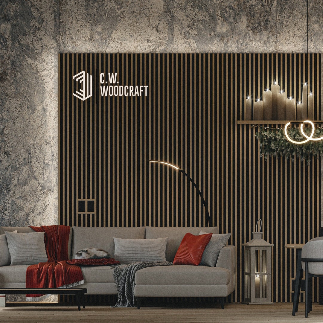 Wood Plank Panels G75 Series 16S100G Grille Plank Panels Etsy