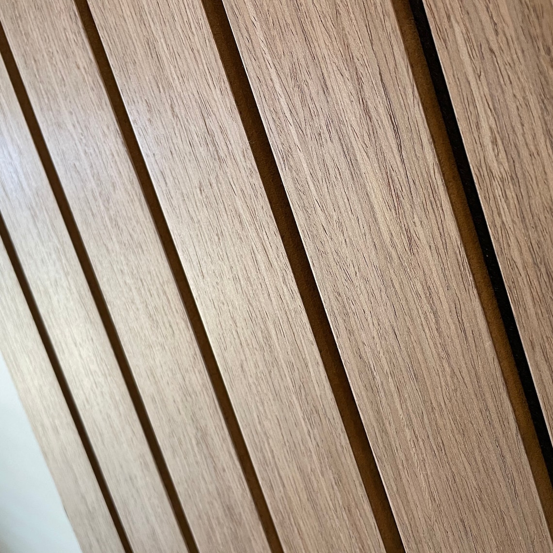 Wood Wall Slat Panel Acoustical Panels Walnut or Oak Slats Etsy