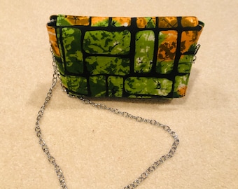 African Print Ankara Crossbody Handbag/ Purse